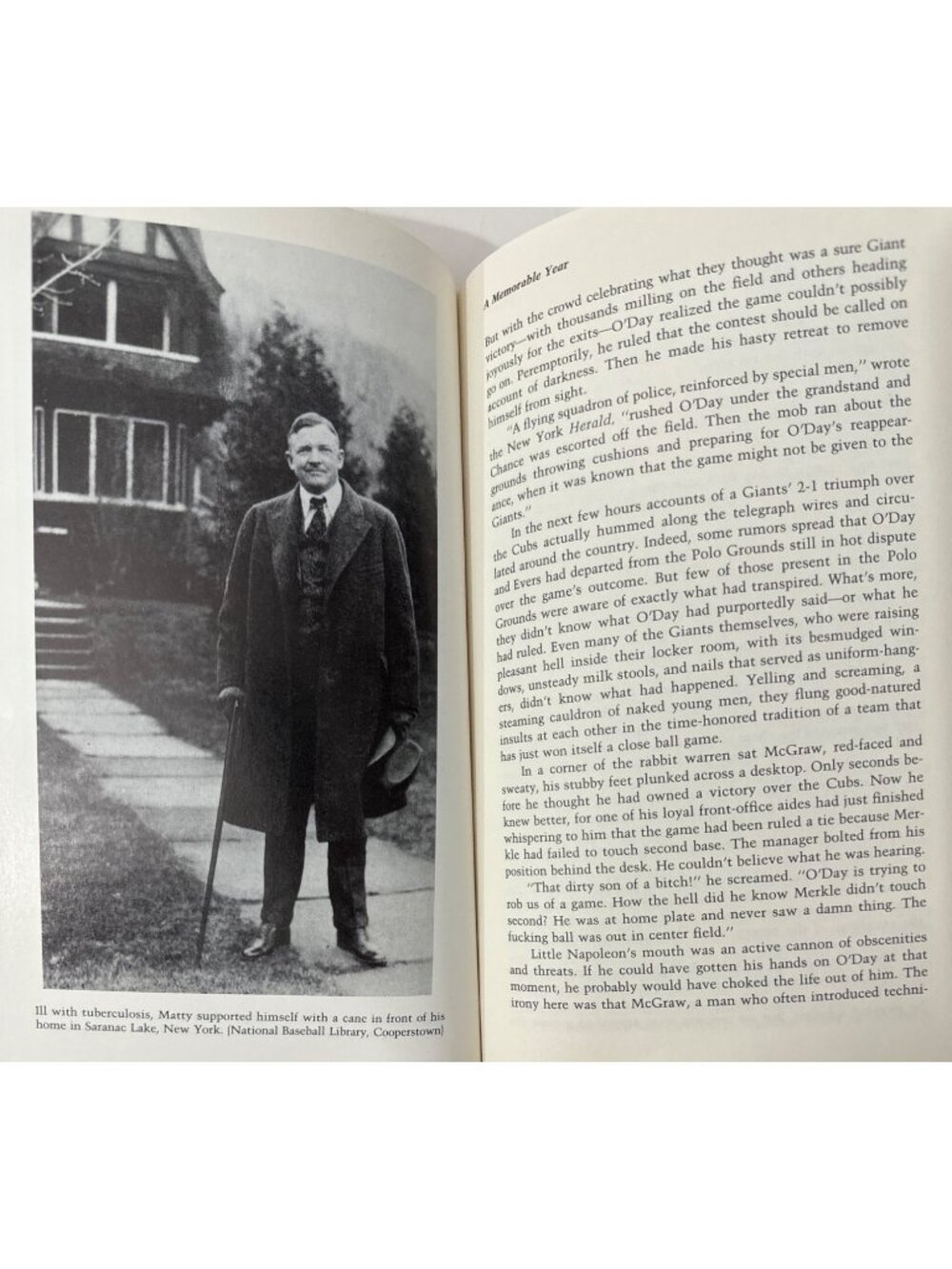 CHRISTY MATHEWSON Matty American Hero 1993 Ray Robinson NEW YORK GIANTS Oxford - Picture 15 of 16